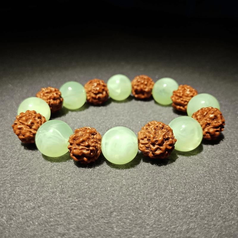 Rudraksha Bracelet with Crystal